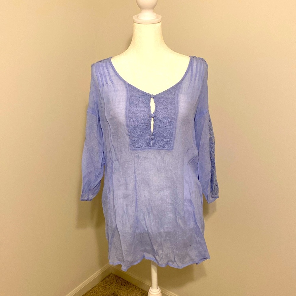 Crotchet detailed blouse